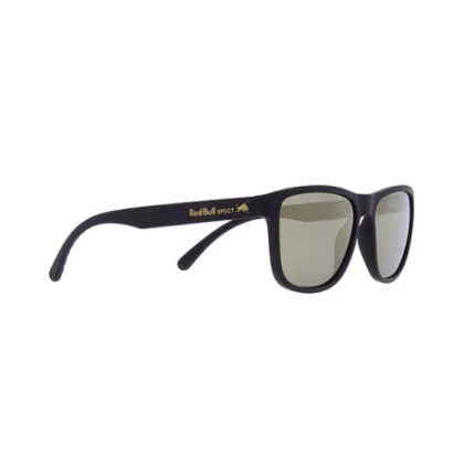 Napszemüvegek RED BULL SPECT MARSH-004P, matt soft touch black, smoke with light gold mirror, CAT 3, 55-16-1