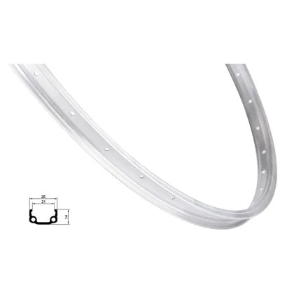 REMERX Ráfek RMX21 622x21, 36děr, stříbrný