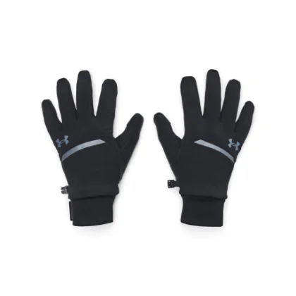 Pánske rukavice UNDER ARMOUR UA Storm Fleece Run Gloves-BLK