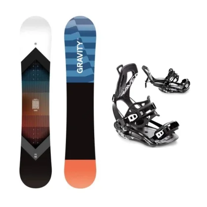 Gravity Adventure 25/26 pánský snowboard + Raven Fastec FT360 black vázání