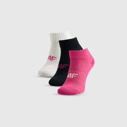 Ponožky krátke (3-pack) dievčenské - multicolor