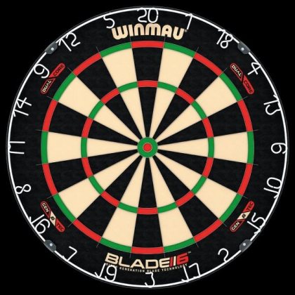 Winmau darts tábla, Blade 6 Dual Core, sisal