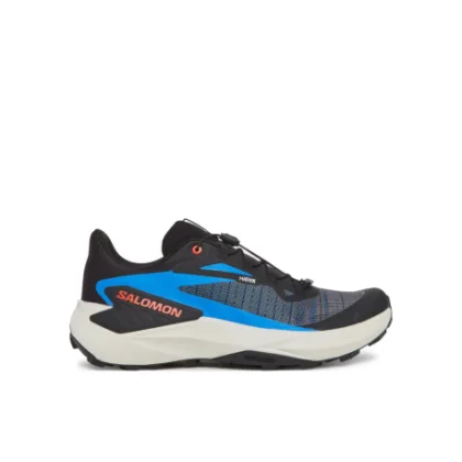 Férfi futó trail cipők SALOMON Genesis M black french blue cherry tomato