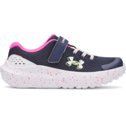 Dievčenská športová obuv (tréningová) UNDER ARMOUR UA GPS Surge 4 AC K midnight navy rebel pink white