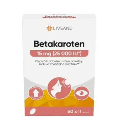 LIVSANE Betakarotén 25 000 60 cps