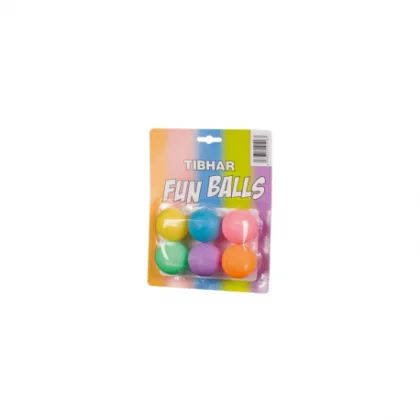 Stolnotenisové loptičky TIBHAR Tibhar Funballs, x6, multicolor