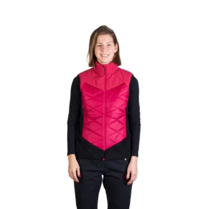 Dámská turistická vesta NORTHFINDER MARIANNE-577cherryblack