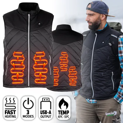 inSPORTline Electronics WARMhim čierna - 3XL