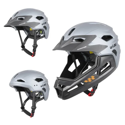 Junior downhill prilba W-TEC Estreito Farba Matt Metal,