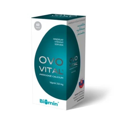 BIOMIN OVOVITAL prírodné CALCIUM 60 ks