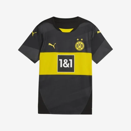 PUMA Detský hosťujúci futbalový dres Dortmund sezóna 24/25 8 rokov
