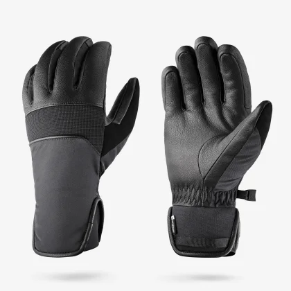 WEDZE Lyžiarske rukavice 500 Sport čierne XL