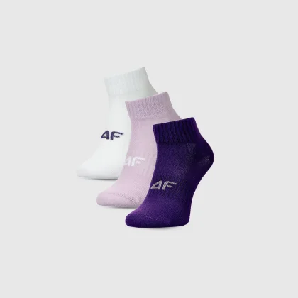 Dievčenské casual ponožky nad členok (3-pack) - multicolor