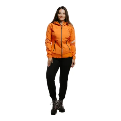 Dámska turistická softshellová bunda NORTHFINDER DONNA-182-lightorange
