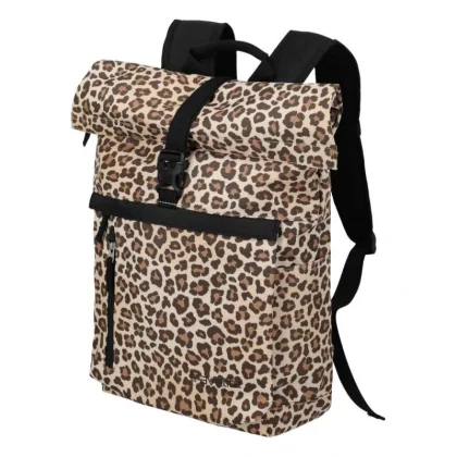 Travelite Basics Rollup Backpack Leopard batoh