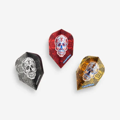 CANAVERAL Súprava 3 sád po 3 letky STANDARD SKULLS bez