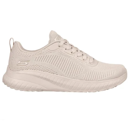 Női szabadidőcipők SKECHERS Bobs Sport Squad Chaos Face Off W nude natural