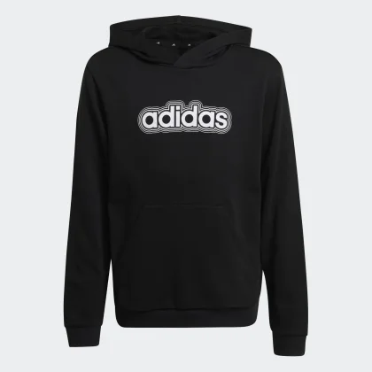 ADIDAS ADIDAS SMU detská mikina s kapucňou unisex čierna 15-16 r (176 cm)