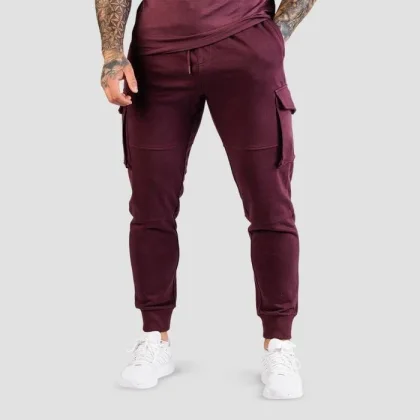 GymBeam Tepláky TRN Eggplant