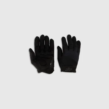 Cyklistické rukavice s gélovými vložkami unisex - čierne
