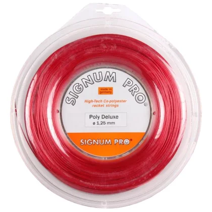 Signum Pro Poly Deluxe Red tenisový výplet 200m