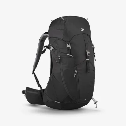 QUECHUA Turistický batoh MH500 38 l čierny bez
