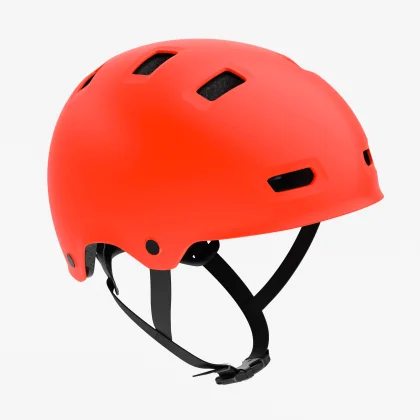 BTWIN Detská cyklistická prilba Move 500 47-59 cm oranžová XS (47-52 cm)
