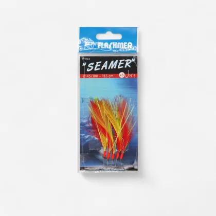 FLASHMER Súprava 3 montáží Seamer 5 háčikov 1/0 na lov v mori ......