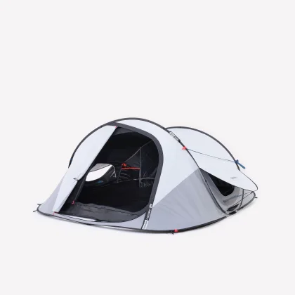 QUECHUA Kempingový stan 2 Seconds Fresh&Black pre 3 osoby bez