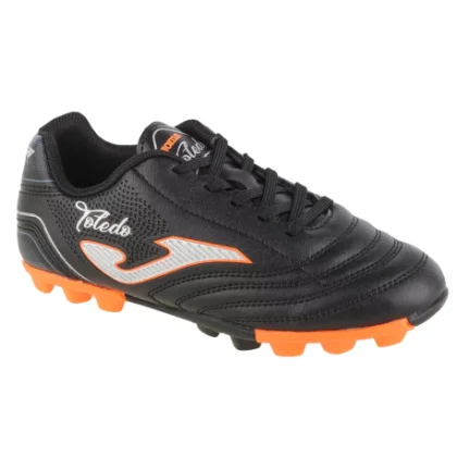 Chlapecké fotbalové kopačky outdoorové JOMA Toledo Jr HG black orange
