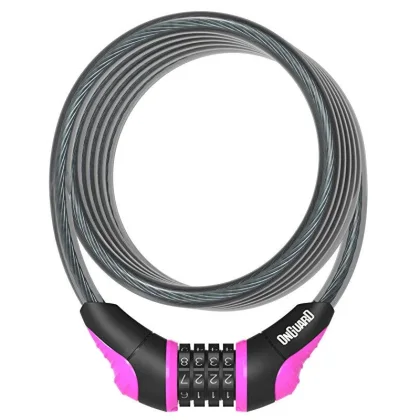 Onguard zámek spirála 1800x10 mm kódový růžový