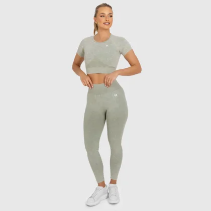 Fitness súprava Iron Aesthetics Faded v1, washed green