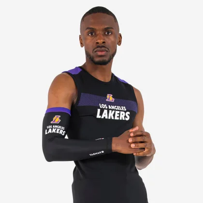 TARMAK Chránič lakťa na basketbal E500 NBA Lakers čierny 2