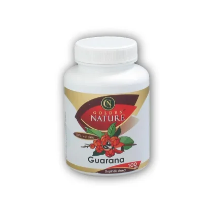 Golden Natur Guarana 10% kofeinu 100 kapslí