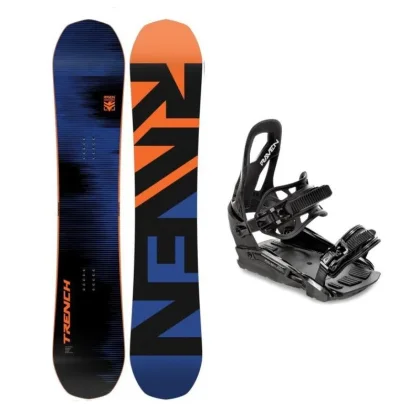 Raven Trench Carbon pánský snowboard + Raven S230 Black vázání