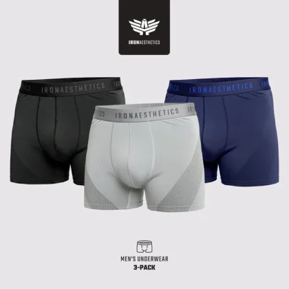 Pánske boxerky Iron Aesthetics Action 3pack