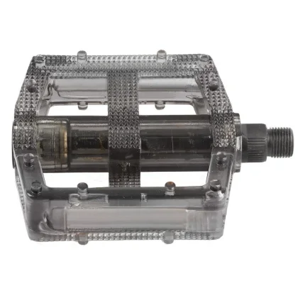 M-wave BMX Plast černé Transparent pedály