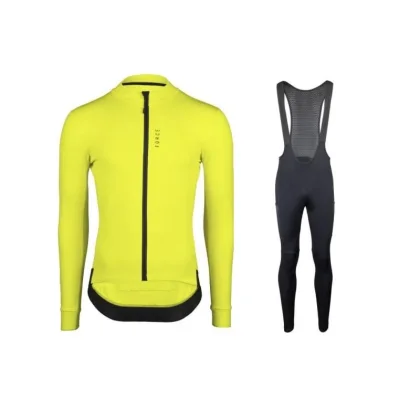 Force ENDLESS fluo dres - dlouhý rukáv + Force ENDLESS černé s vložkou