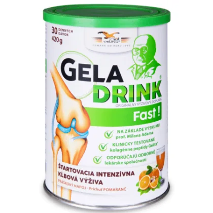 GELADRINK Fast kĺbová výživa pomarančový nápoj 420 g