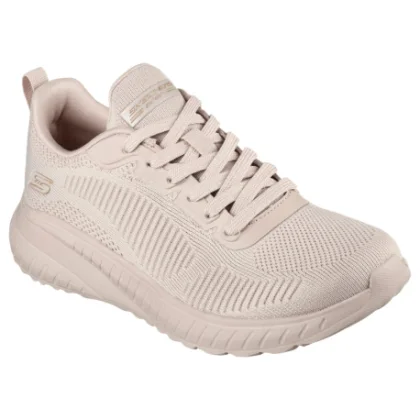 Dámská rekreační obuv SKECHERS Bobs Sport Squad Chaos Face Off W nude natural