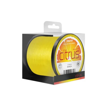 DELPHIN Citrus žltý priemer 0,30 mm, nosnosť 6,8 kg, balenie 600 m