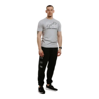 Pánske tričko s krátkym rukávom UNDER ARMOUR UA GL FOUNDATION UPDATE SS-GRY