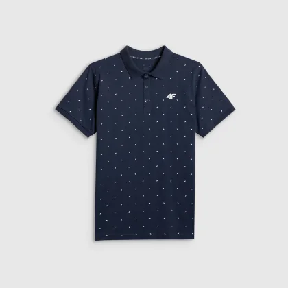 Regular polo tričko pánske - tmavomodré