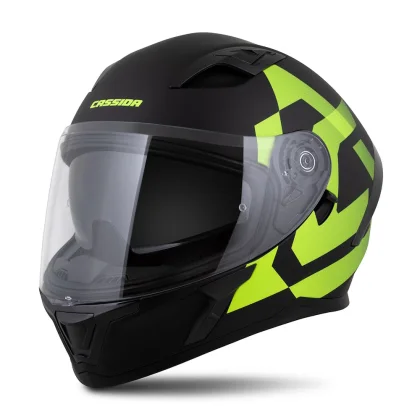 Cassida Orbit Grind čierna matná/žltá fluo XXL (63-64)
