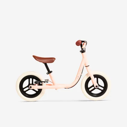 BTWIN Detské odrážadlo RunRide 500 10" ružovo-béžové 10"
