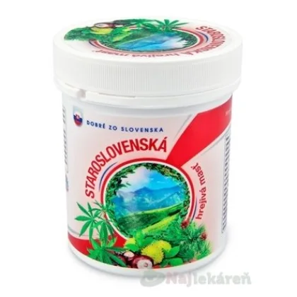 Dobré z SK staroslovenská hrejivá masť masážny prípravok 250 ml