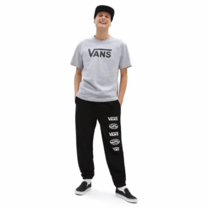 Pánské tričko s krátkým rukávem VANS CLASSIC-ATHLETIC HEATHER-BLACK
