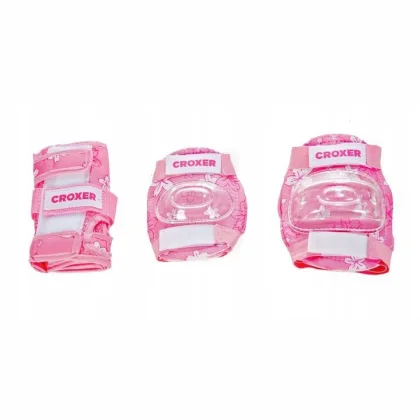 Croxer Fibre pink, dětské sada chráničů