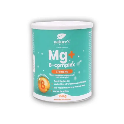 Natures Finest Magnesium + B-Complex 150g Hořčík + B-komplex
