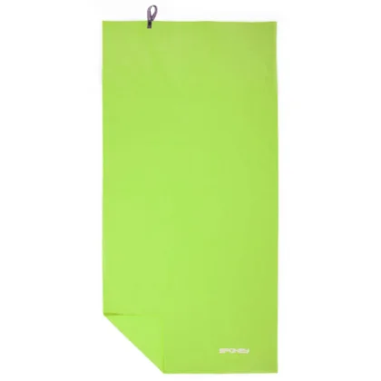 Uterák SPOKEY SIROCCO XL Quick-drying towel s odnímatelnou sponou, green, 80 x 150 cm